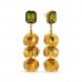 Palm Earrings-Peridot