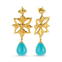 Grace Earrings - Aqua