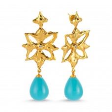 Grace Earrings - Aqua