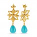 Grace Earrings - Aqua