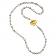 Sun & Pearl Necklace