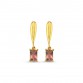 Pink Tourmaline Earrings