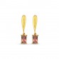 Pink Tourmaline Earrings