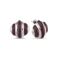 Shell Earrings Purple