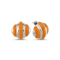 Shell Earrings Orange