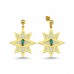 Star Earrings (White)