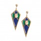 Audrey Blue&Green Earrings