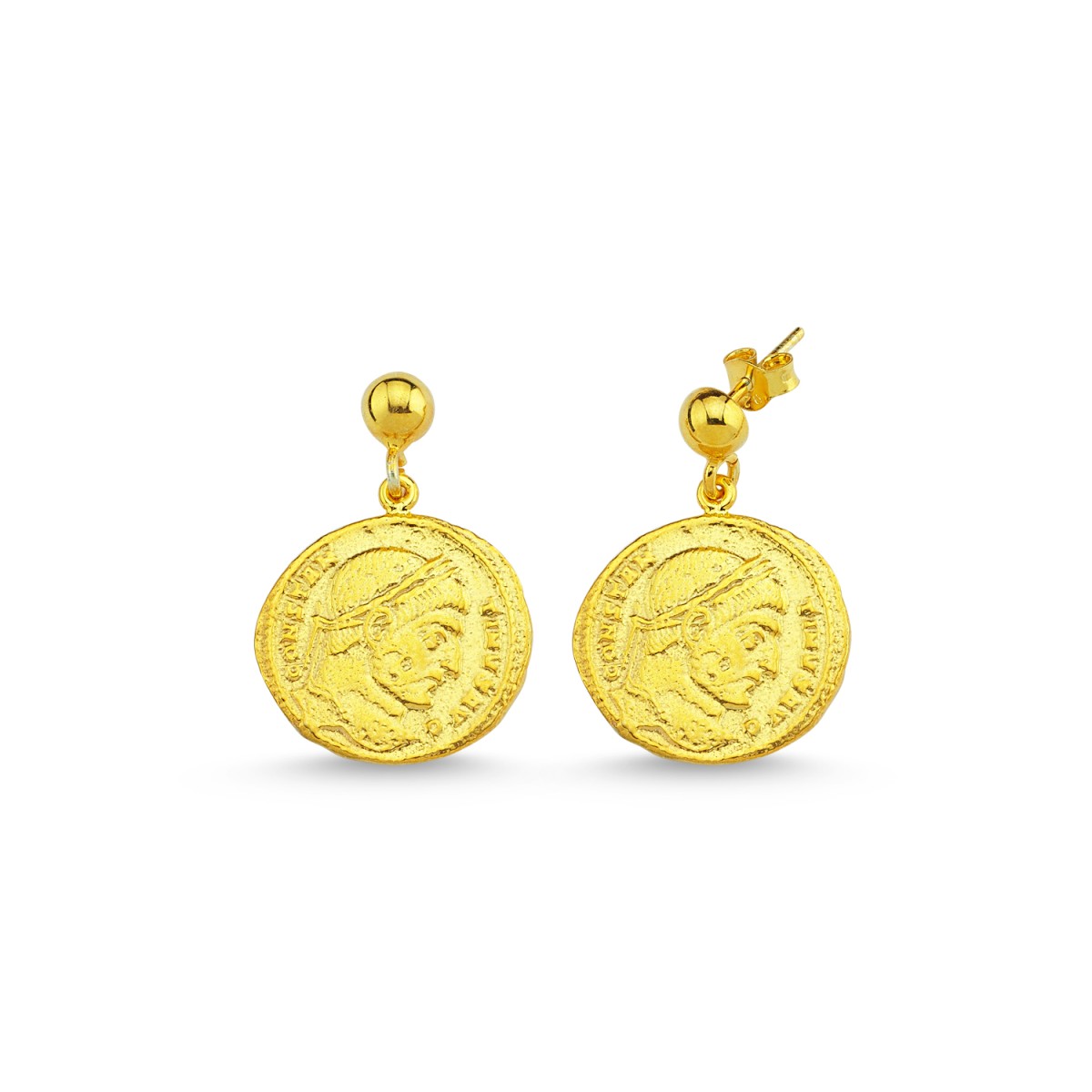 Coin 1 Earrings Coin 1 Earrings