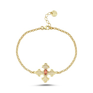 Linda Dark Pink Bracelet