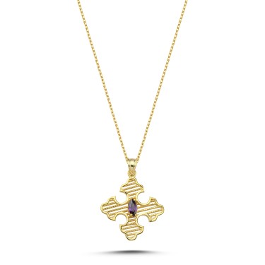 Linda Purple Necklace