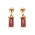 Pink Tourmaline Earrings