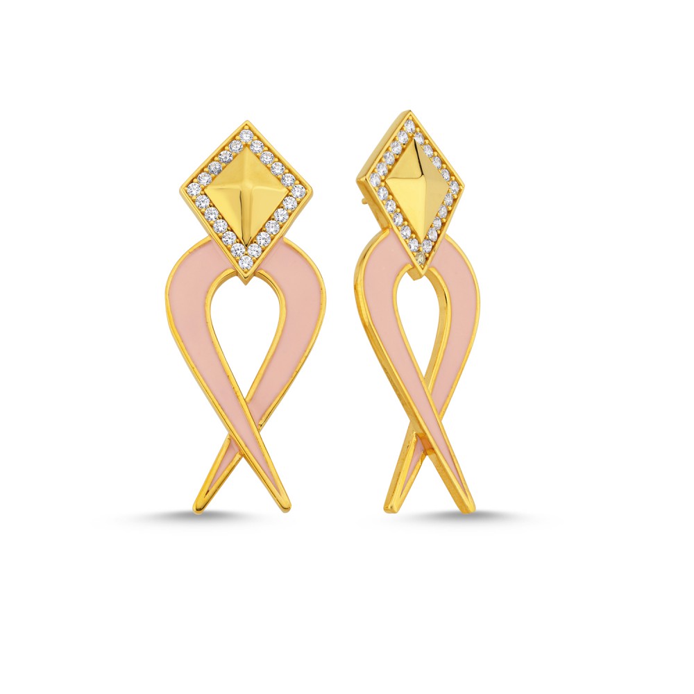 Lila Earrings (Pink)