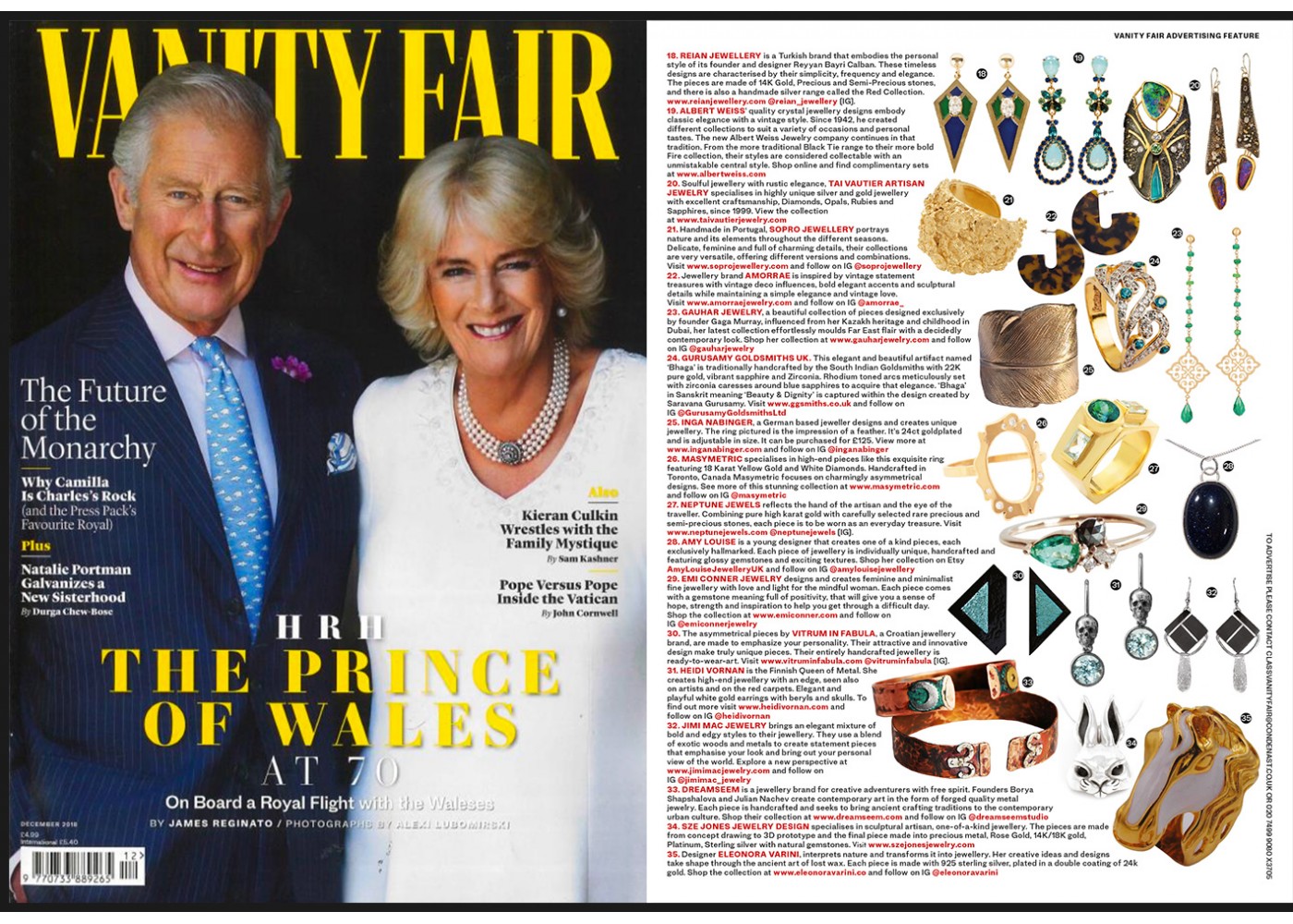 Vanity Fair - Kasım 2018